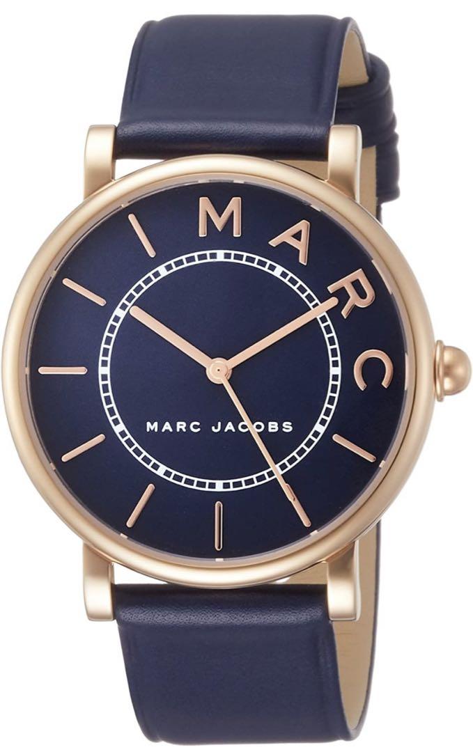  Shop Authentic Marc Jacobs Roxy Navy Blue Dial Navy Blue Leather Strap Watch for Women - MJ1539 - Luxxuri