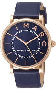  Shop Authentic Marc Jacobs Roxy Navy Blue Dial Navy Blue Leather Strap Watch for Women - MJ1539 - Luxxuri