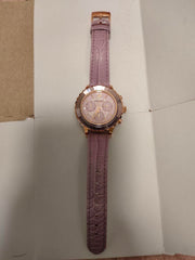  Shop Authentic Swarovski Octea Lux Chrono Purple Dial Purple Leather Strap Watch for Women - 5632263 - Luxxuri