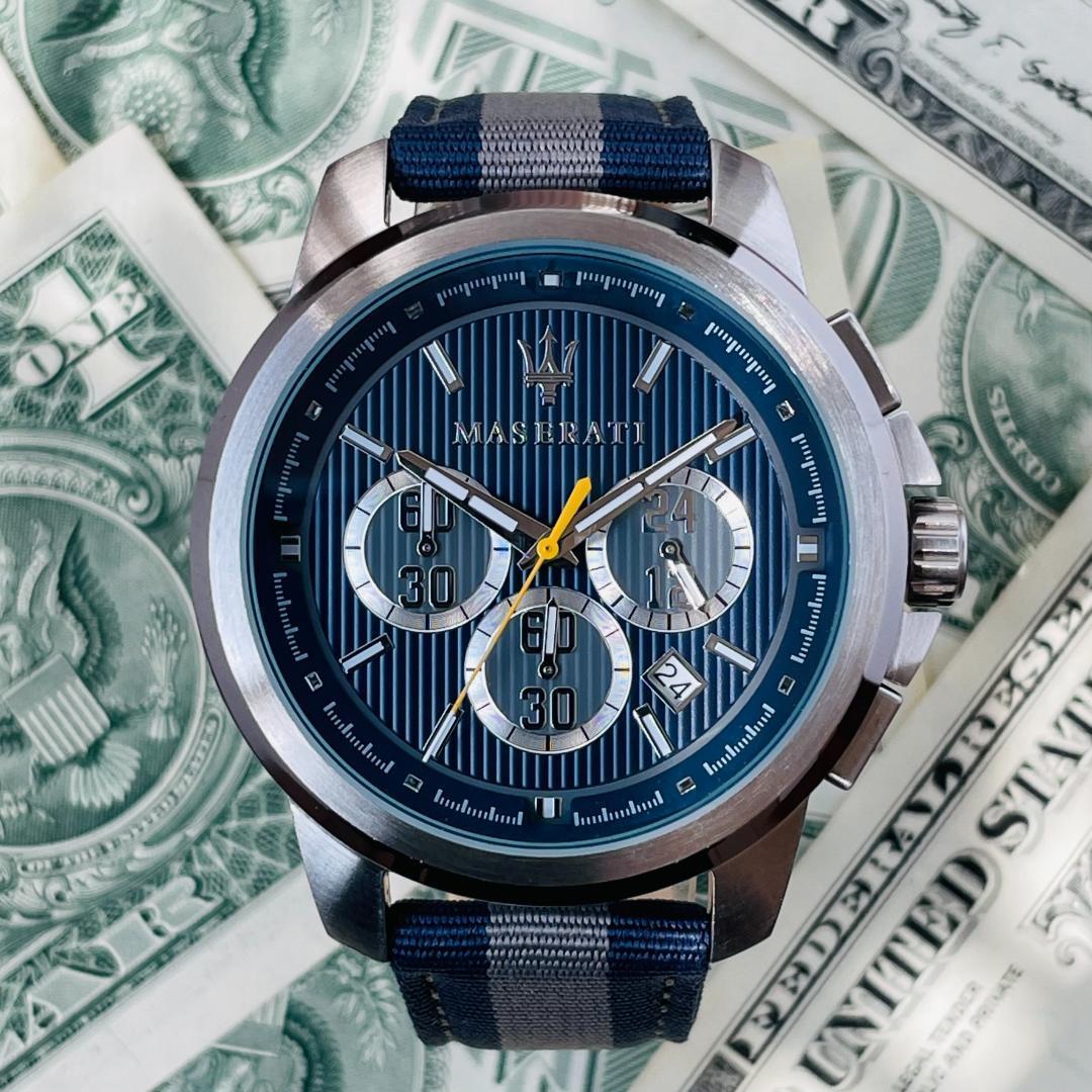  Shop Authentic Maserati Royale 44mm Stainless Steel Fiber Strap Watch For Men - R8871637001 - Luxxuri
