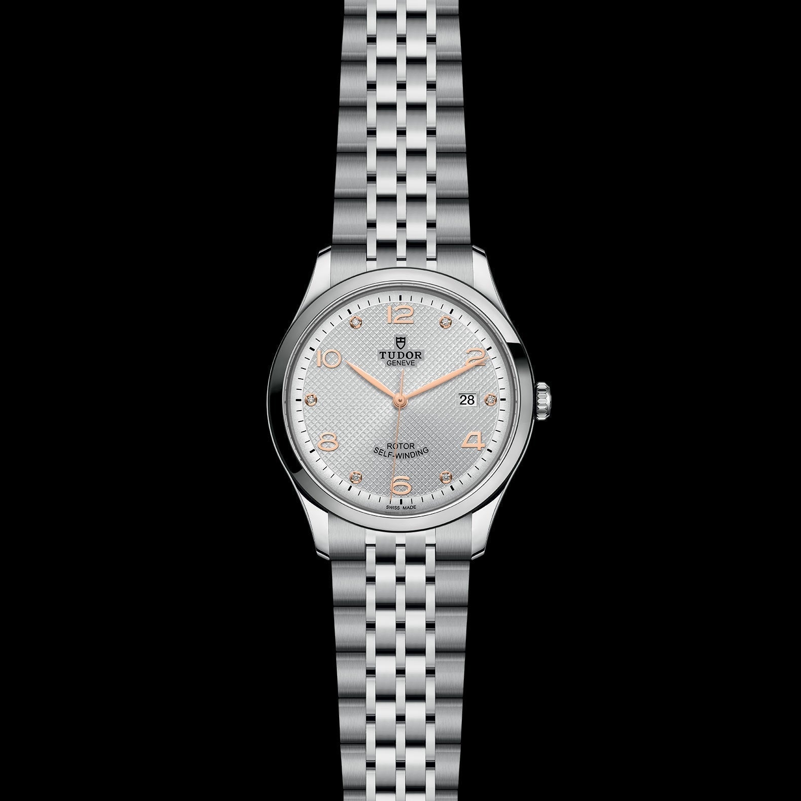 Shop Authentic Tudor 1926 Automatic Diamonds Silver Dial Silver Steel Strap Watch for Men - M91650-0003 - Luxxuri