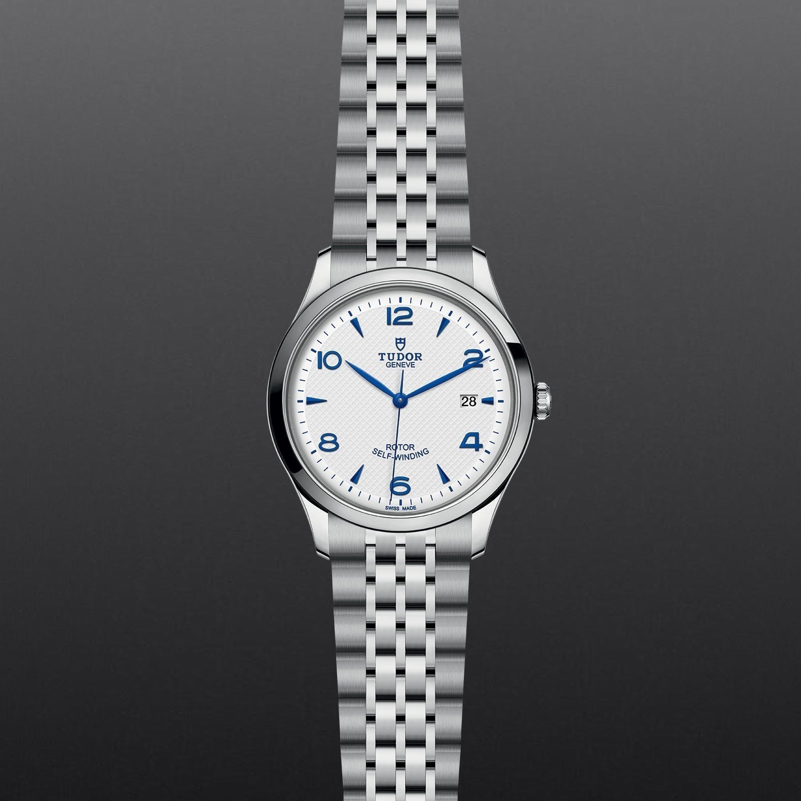  Shop Authentic Tudor 1926 Automatic White Dial Silver Steel Strap Watch for Men - M91650-0005 - Luxxuri
