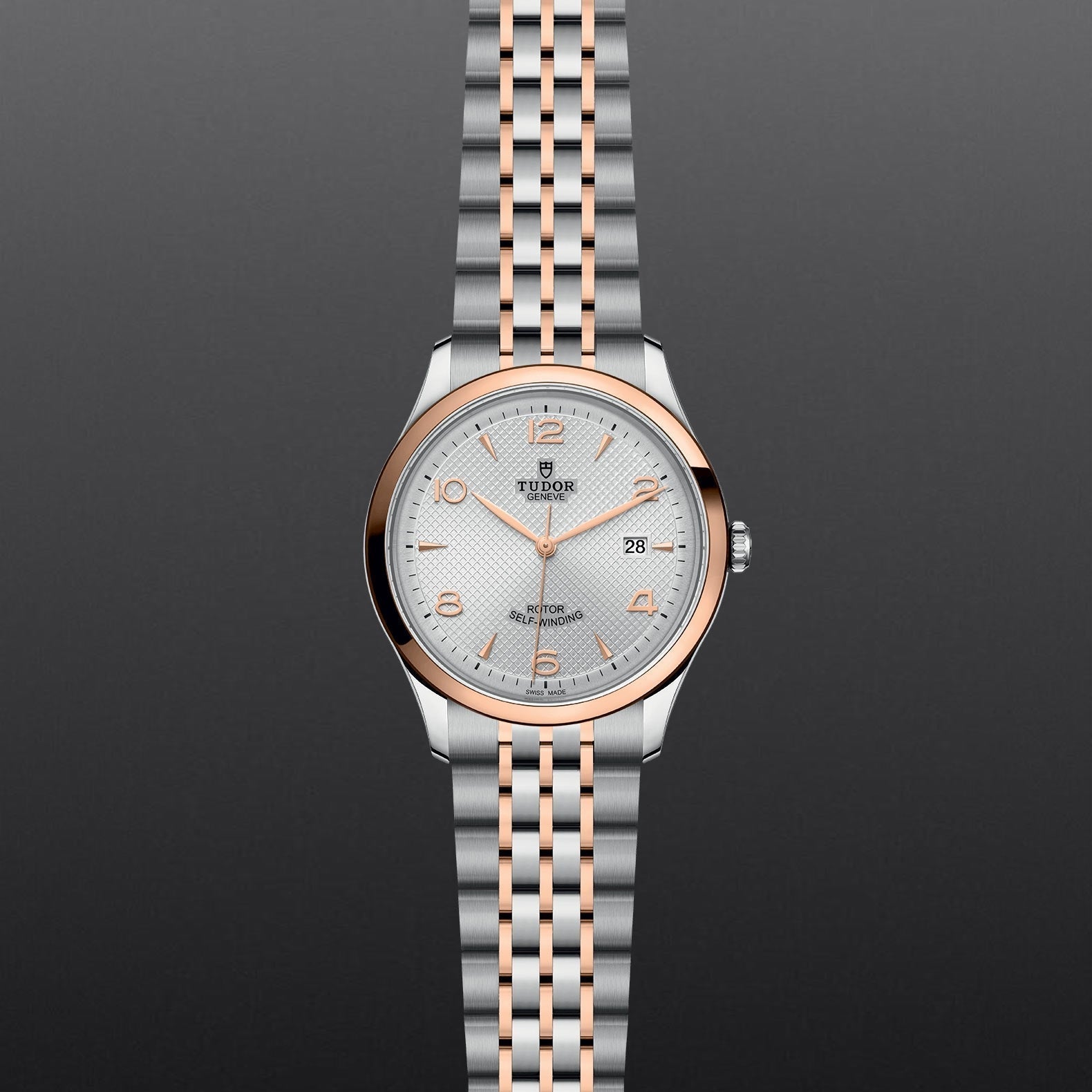  Shop Authentic Tudor 1926 Automatic Silver Dial Two Tone Steel Strap Watch for Men - M91651-0001 - Luxxuri