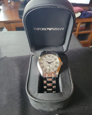  Shop Authentic Emporio Armani Classic Quartz Silver Dial Silver Steel Strap Watch For Men - AR0647 - Luxxuri