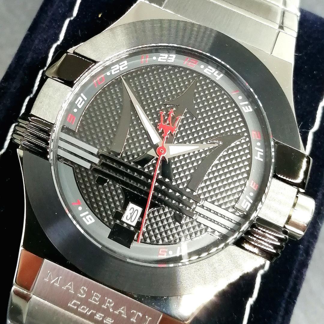  Shop Authentic Maserati Potenza Black Dial Silver Steel Strap Watch For Men - R8853108001 - Luxxuri