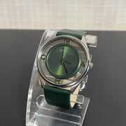  Shop Authentic Marc Jacobs Tether Transparent Green Dial Green Leather Strap Watch for Women - MBM1378 - Luxxuri