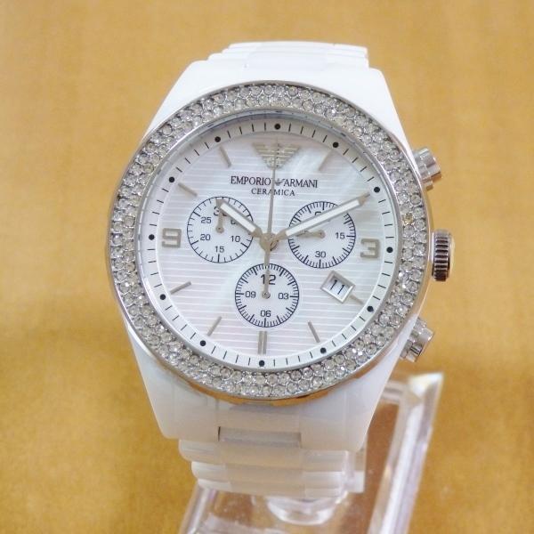  Shop Authentic Emporio Armani Ceramica Chronograph White Dial White Ceramic Strap Watch For Women - AR1456 - Luxxuri