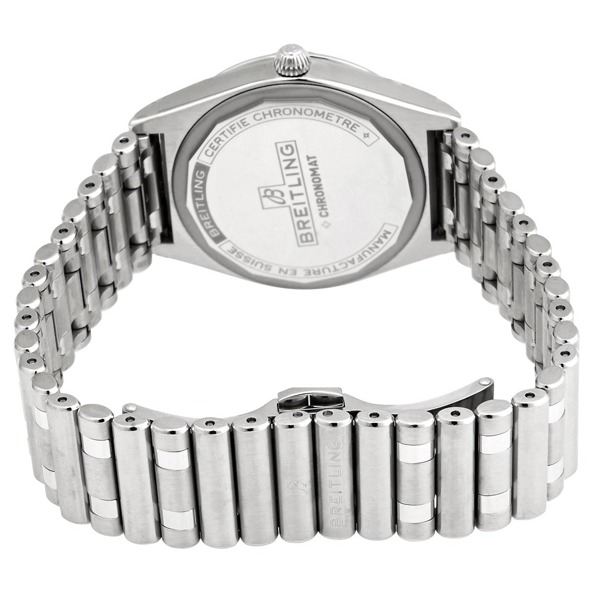 Shop Authentic Breitling Chronomat 32 Diamonds Pink Dial Silver Steel Strap Watch for Women - A77310101K1A1 - Luxxuri