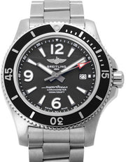  Shop Authentic Breitling Superocean Automatic 44mm Black Dial Silver Steel Strap Watch for Men - A17367D71B1A1 - Luxxuri