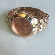  Shop Authentic Marc Jacobs Peeker Chronograph Rose Gold Dial Rose Gold Steel Strap Watch for Women - MBM3394 - Luxxuri