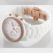  Shop Authentic Michael Kors Ceramic White Dial White Steel Strap Watch for Women - MK5269 - Luxxuri