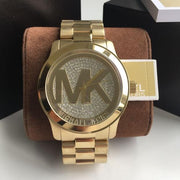  Shop Authentic Michael Kors Runway Gold Dial Gold Steel Strap Watch for Women - MK5706 - Luxxuri