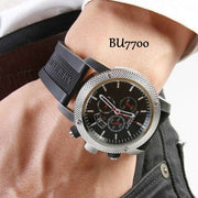  Shop Authentic Burberry Endurance Sport Chronograph Black Dial Black Rubber Strap Watch for Men - BU7700 - Luxxuri