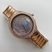  Shop Authentic Michael Kors Kerry Purple Dial Rose Gold Stainless Steel Strap Watch for Women - MK3482 - Luxxuri