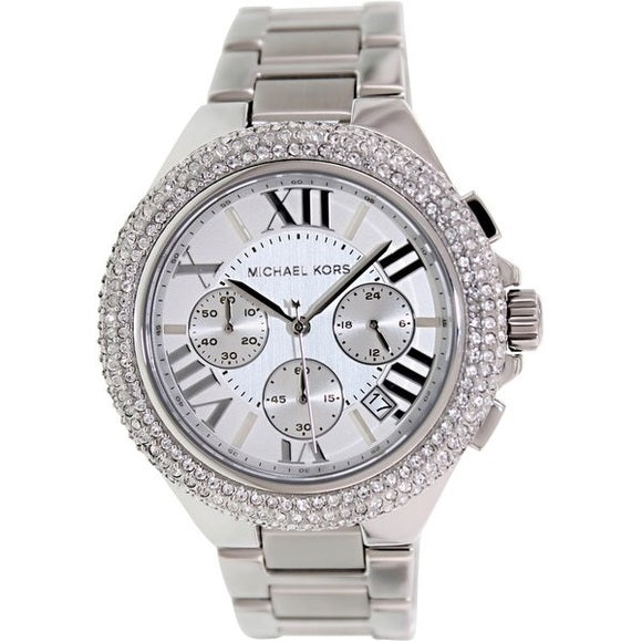  Shop Authentic Michael Kors Camille Silver Dial Silver Steel Strap Watch for Women - MK5634 - Luxxuri