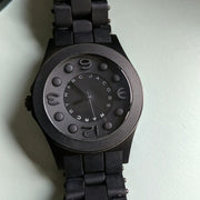  Shop Authentic Marc Jacobs Pelly Black Dial Black Silicone Strap Watch for Women - MBM2531 - Luxxuri