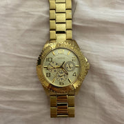  Shop Authentic Guess BFF Multifunction Gold Dial Gold Steel Strap Watch for Men - W0231L2 - Luxxuri