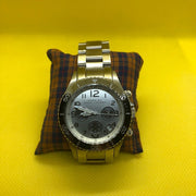  Shop Authentic Marc Jacobs Marc Chronograph Silver Dial Silver Steel Strap Watch for Men - MBM3155 - Luxxuri