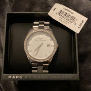  Shop Authentic Marc Jacobs Henry Diamonds White Dial Silver Steel Strap Watch for Women - MBM3044 - Luxxuri