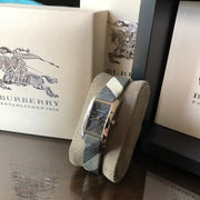  Shop Authentic Burberry The Pioneer Black Dial Leather Strap Watch for Women - BU9505 - Luxxuri
