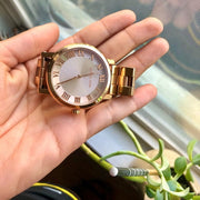  Shop Authentic Michael Kors Norie Gold Dial Two Tone Steel Strap Watch for Women - MK3586 - Luxxuri