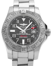  Shop Authentic Breitling Avenger II Seawolf 45mm Grey Dial Silver Steel Strap Mens Watch - A1733110/F563 - Luxxuri