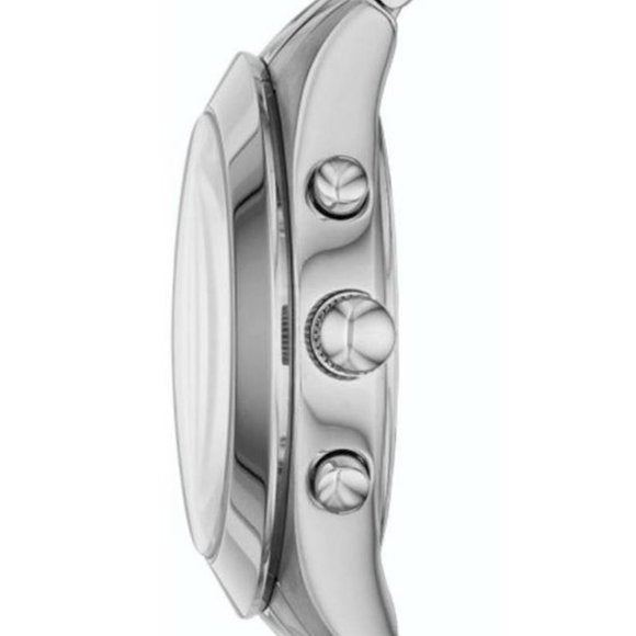  Shop Authentic Marc Jacobs Peeker Chronograph Silver Dial Silver Steel Strap Watch for Women - MBM3371 - Luxxuri