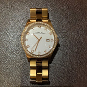  Shop Authentic Marc Jacobs Henry Diamonds White Dial Rose Gold Steel Strap Watch for Women - MBM3079 - Luxxuri