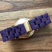  Shop Authentic Marc Jacobs Pelly Purple Dial Purple Silicone Strap Watch for Women - MBM2538 - Luxxuri