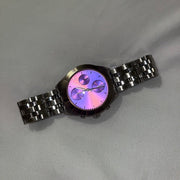  Shop Authentic Marc Jacobs Peeker Chronograph Pink Dial Silver Steel Strap Watch for Women - MBM3372 - Luxxuri