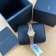  Shop Authentic Marc Jacobs Henry Dinky Gold Dial Gold Steel Strap Watch for Women - MBM3199 - Luxxuri