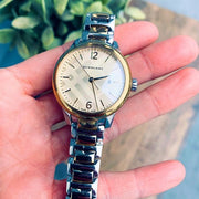  Shop Authentic Burberry The Classic Champagne Gold Dial Two Tone Steel Strap Watch for Women - BU10118 - Luxxuri