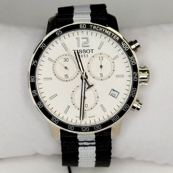  Shop Authentic Tissot Quickster Chronograph NBA Brooklyn Nets Watch For Men - T095.417.17.037.11 - Luxxuri