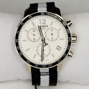  Shop Authentic Tissot Quickster Chronograph NBA Brooklyn Nets Watch For Men - T095.417.17.037.11 - Luxxuri