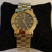  Shop Authentic Marc Jacobs Amy Black Dial Gold Steel Strap Watch for Women - MBM3273 - Luxxuri
