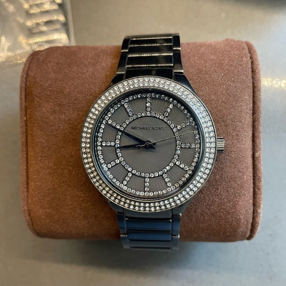  Shop Authentic Michael Kors Kerry Gunmetal Dial Steel Strap Watch for Women - MK3410 - Luxxuri