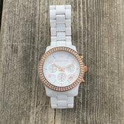 Shop Authentic Michael Kors Ceramic White Dial White Steel Strap Watch for Women - MK5269 - Luxxuri