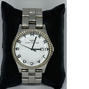  Shop Authentic Marc Jacobs Henry Diamonds White Dial Silver Steel Strap Watch for Women - MBM3044 - Luxxuri