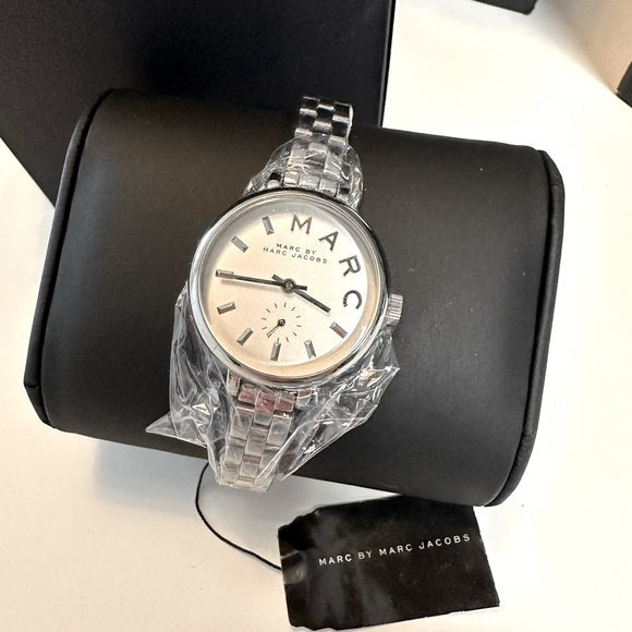  Shop Authentic Marc Jacobs Sally White Dial Silver Steel Strap Watch for Women - MBM8642 - Luxxuri