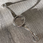 Shop Authentic Gucci Guccissima Brown Dial Silver Steel Strap Watch For Women - YA134302 - Luxxuri
