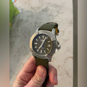  Shop Authentic Breitling Avenger Automatic GMT 43 Green Dial Green Nylon Strap Watch for Men - A17318101L1X1 - Luxxuri