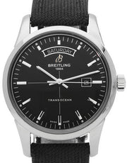  Shop Authentic Breitling Transocean Day & Date 43mm Black Dial Black Nylon Strap Mens Watch - A4531012/BB69/109W/A20  BA.1 - Luxxuri
