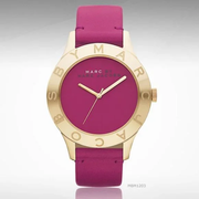  Shop Authentic Marc Jacobs Blade Purple Dial Purple Leather Strap Watch for Women - MBM1203 - Luxxuri