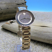  Shop Authentic Movado Bold Crystal Gold Dial Gold Steel Strap Watch For Women - 3600492 - Luxxuri