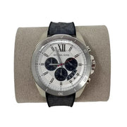  Shop Authentic Michael Kors Brecken Chronograph Silver Dial Grey Leather Strap Watch For Men - MK8922 - Luxxuri