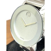  Shop Authentic Movado Bold Crystal Dot Silver Dial Silver Steel Strap Watch For Women - 3600334 - Luxxuri