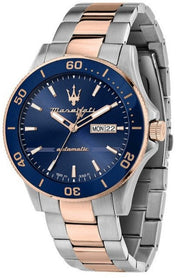  Shop Authentic Maserati Competizione Automatic Blue Dial Two Tone Steel Strap Watch For Men - R8823100001 - Luxxuri