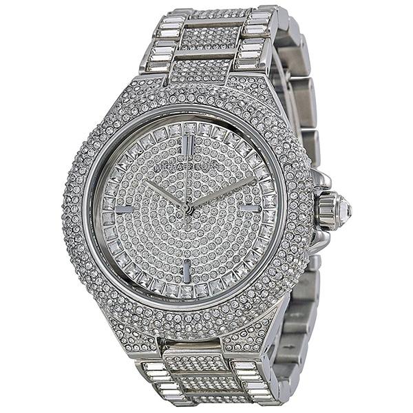  Shop Authentic Michael Kors Camille Crystal Pave Dial Silver Steel Strap Watch for Women - MK5869 - Luxxuri