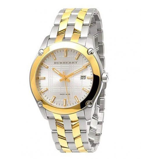  Shop Authentic Burberry Heritage Silver Dial Two Tone Steel Strap Watch for Women - BU1857 - Luxxuri