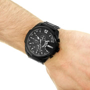  Shop Authentic Diesel Mega Chief Chronograph Black Steel Strap Watch For Men - DZ4283 - Luxxuri